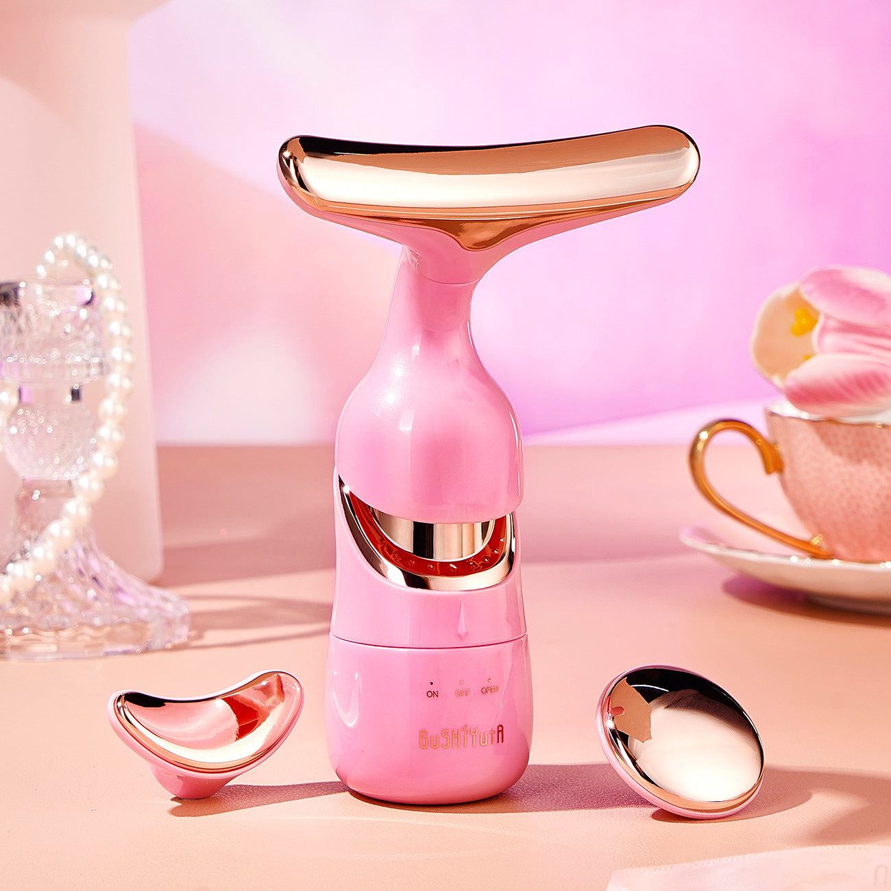 3-in-1 Ultrasonic Facial & Body Massager