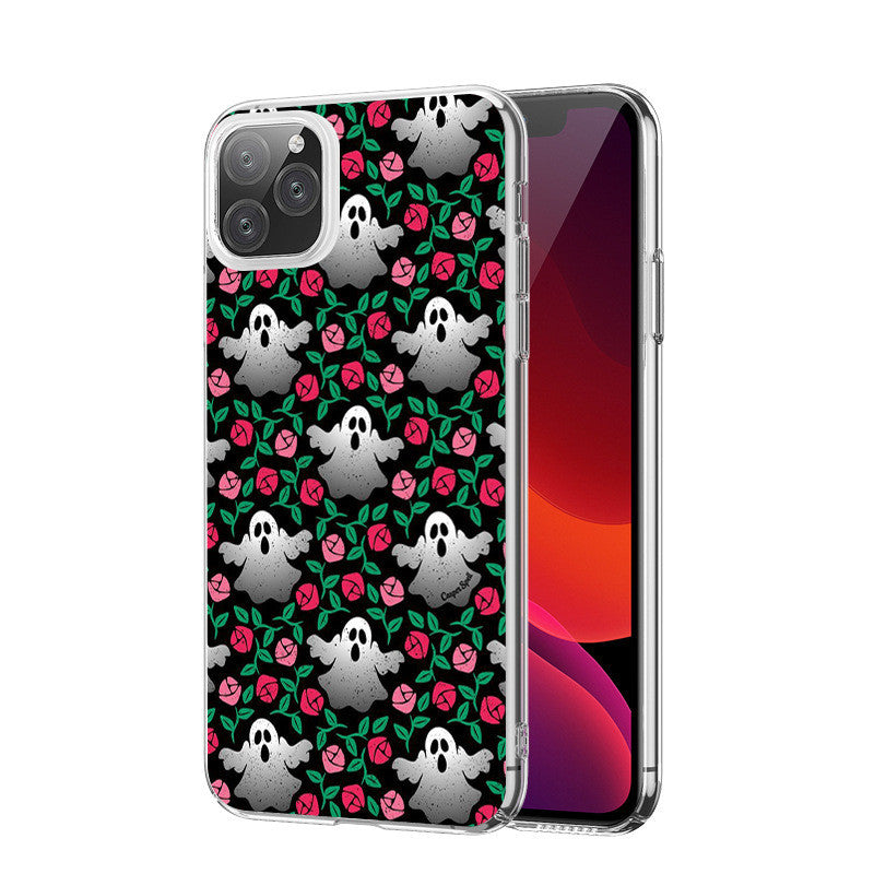 Halloween Transparent Phone Case for iPhone