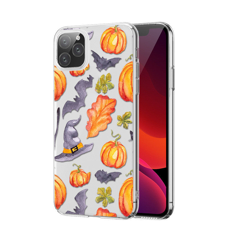 Halloween Transparent Phone Case for iPhone