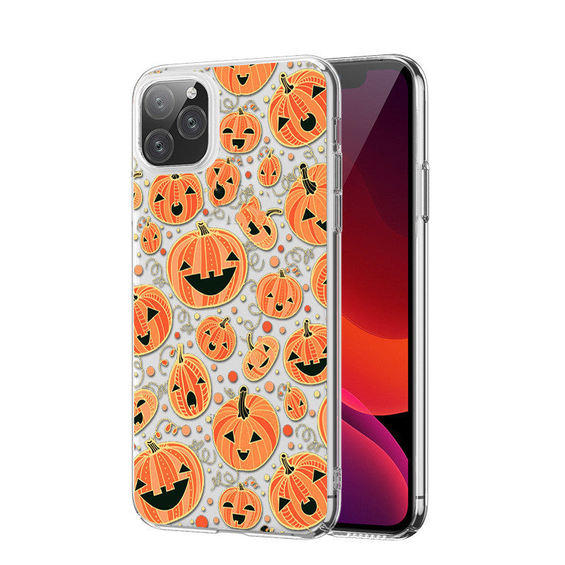 Halloween Transparent Phone Case for iPhone