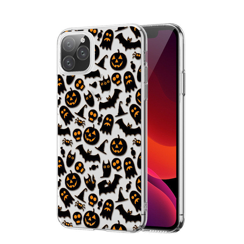 Halloween Transparent Phone Case for iPhone