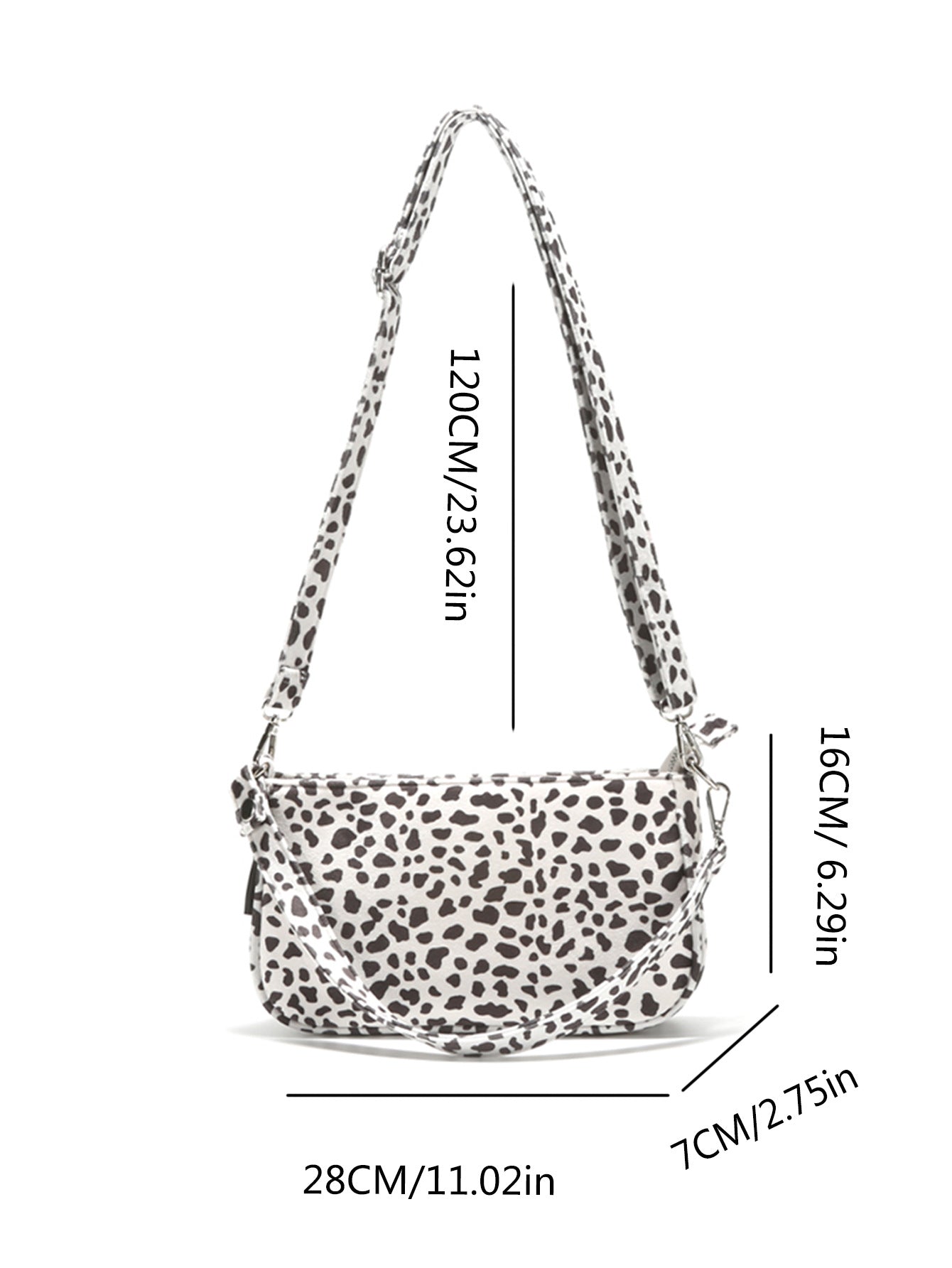 2020 Vintage Bag with Leopard Print Design for Women