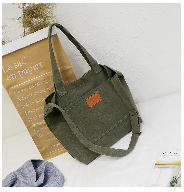 Large Capacity Women's Shoulder Bag - Fashionable Tote