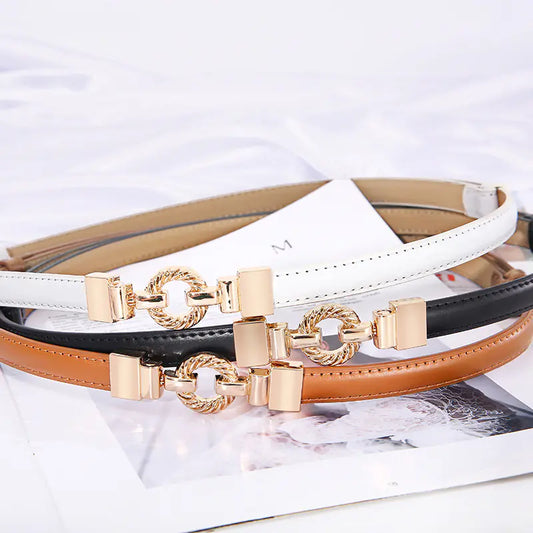 Chic Adjustable Leather Belt