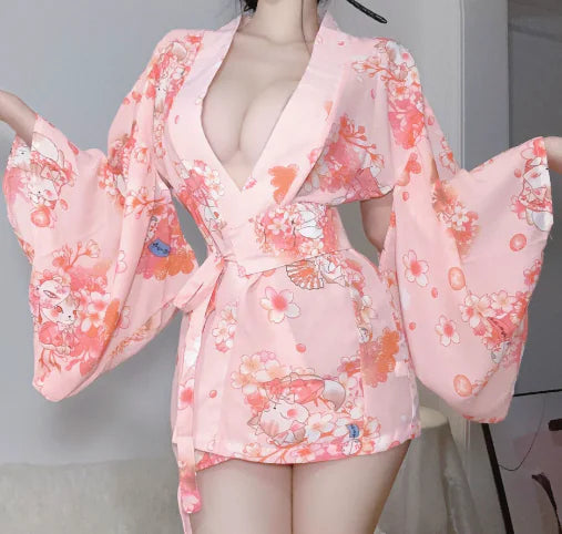 Sakura Kimono Lingerie