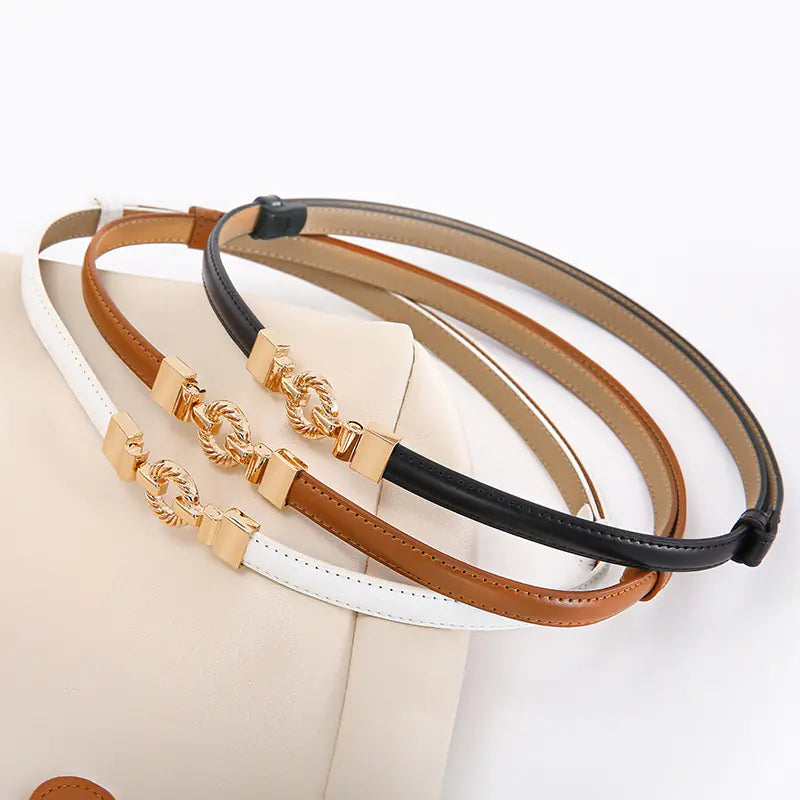 Chic Adjustable Leather Belt