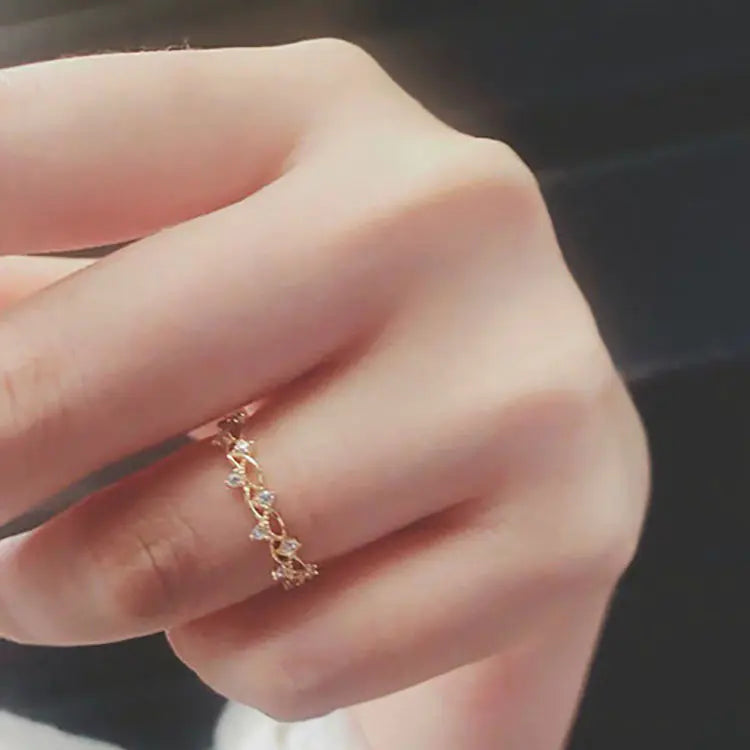 Elegant S925 Silver Statement Ring