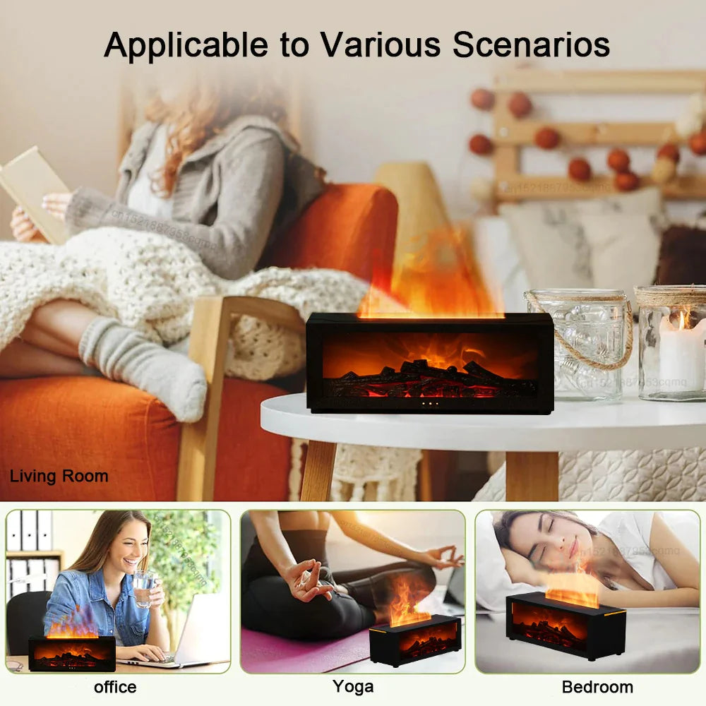 Cozy Flame Aromatherapy Diffuser