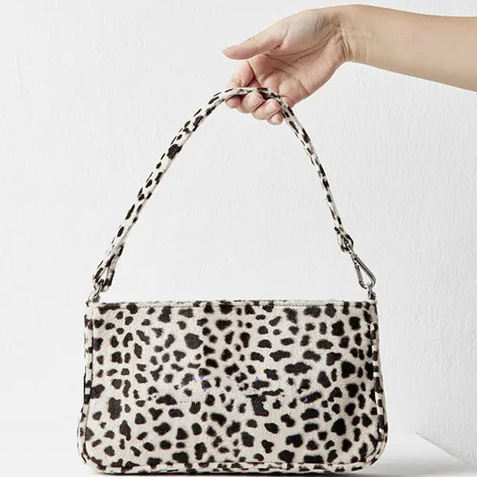2020 Vintage Bag with Leopard Print Design for Women