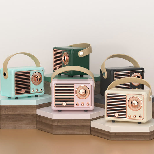 Retro Bluetooth Speaker – Portable Wireless Audio