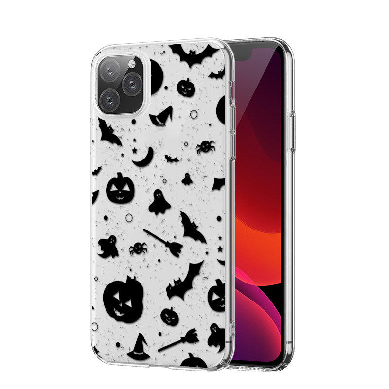 Halloween Transparent Phone Case for iPhone