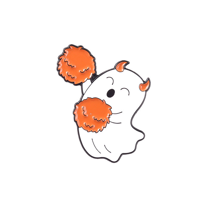 Cute Cartoon Ghost Halloween Brooch