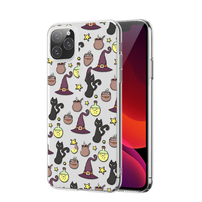 Halloween Transparent Phone Case for iPhone