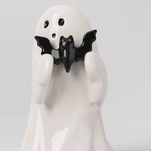 Spooky Ghost Figurine with Charm