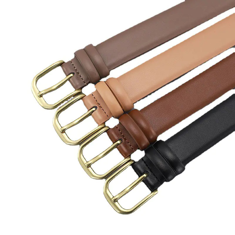 Chic Two-Layer Cowhide Belt
